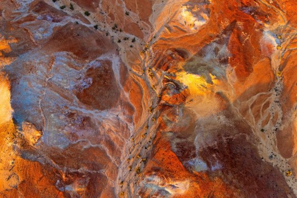 A satellite view of Latitude 66’s Sylvania gold project in the Pilbara region of Western Australia.