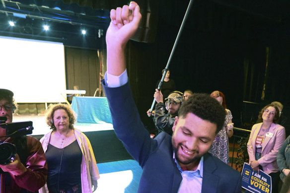 Maxwell Frost, the first member of Gen Z elected to the House.