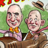 Page turner: Peter George is embarking on his next adventure with eccentric Booktopia founder Tony Nash.