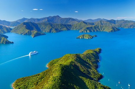 Marlborough Sound – home of sauvignon blanc.