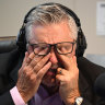Ray Hadley on his last day on air.