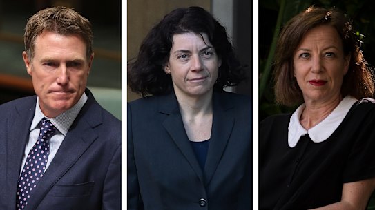 Christian Porter, Sue Chrysanthou, SC, Jo Dyer.