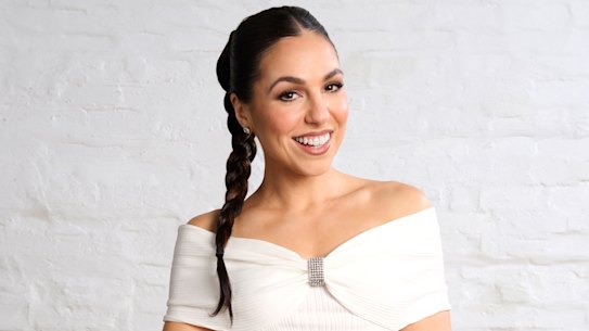 Big Brother host Mel Tracina has a mix of high and low labels in her wardrobe.