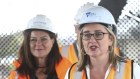 Victorian Premier Jacinta Allan and Planning Minister Sonya Kilkenny (left) want to build up, as well as out. 