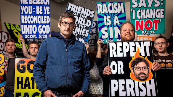 Documentary maker Louis Theroux.