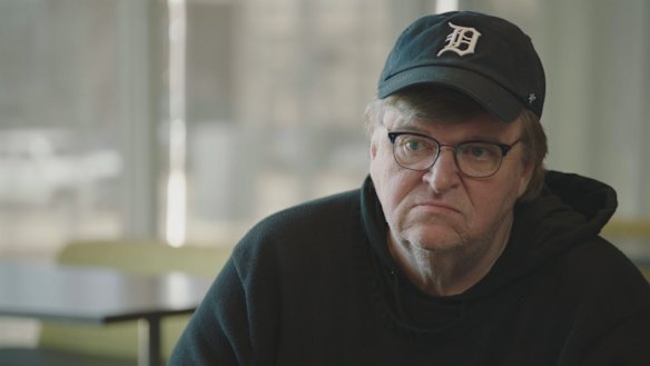 Michael Moore in Fahrenheit 11/9.
