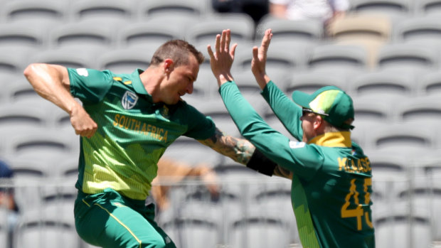 South Africa are hoping Dale Steyn (left) will be right for the World Cup.