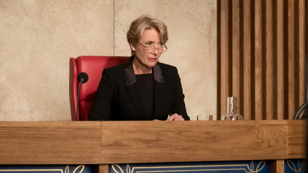 Emma Thompson plays Family Court judge Fiona Maye in The Children Act.