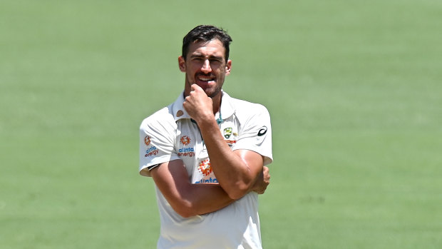 The numbers show Mitchell Starc plays best earlier in a Test series.