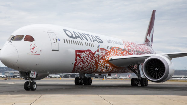 Qantas’ first Perth to London flight has taken off, marking the start of the only direct air link between Australia and Europe.