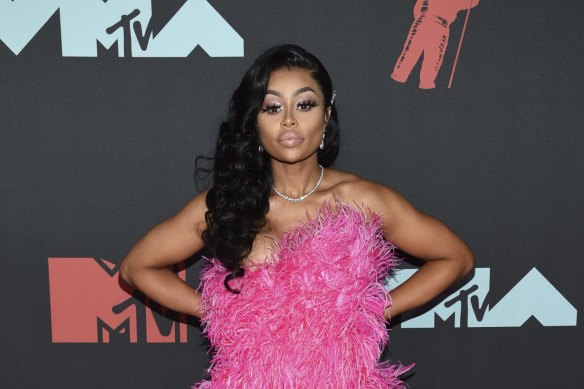 Blac Chyna arrives at the 2019 MTV Video Music Awards.