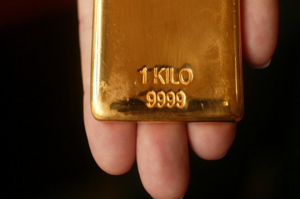 The price of gold has risen more than 30 per cent since late March to US$1963 an ounce.