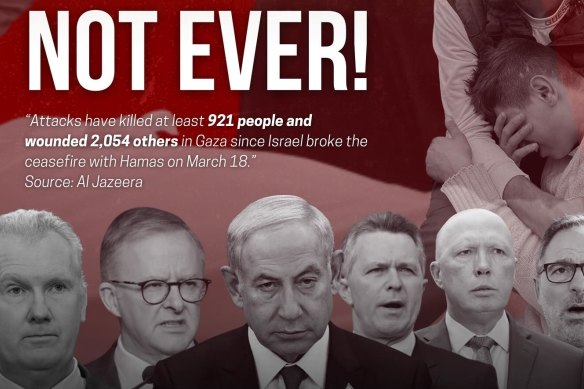 Flyers by Stand4Palestine instructing followers to confront and disrupt politicians in mosques.