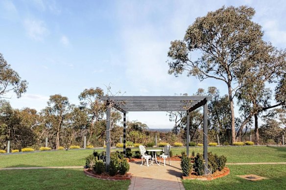 Manicured gardens feature on the large 19-acre block.