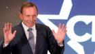 Asked to register: Former PM Tony Abbott at the 2019 CPAC conference.