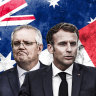 Morrison in defence mode as AUKUS fallout goes global