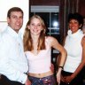 Prince Andrew with Virginia Giuffre, then Virginia Roberts, at the London home of Ghislaine Maxwell (right) in 2001.