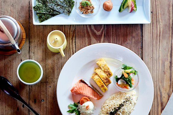 The iconic Japanese breakfast plate at Cibi.