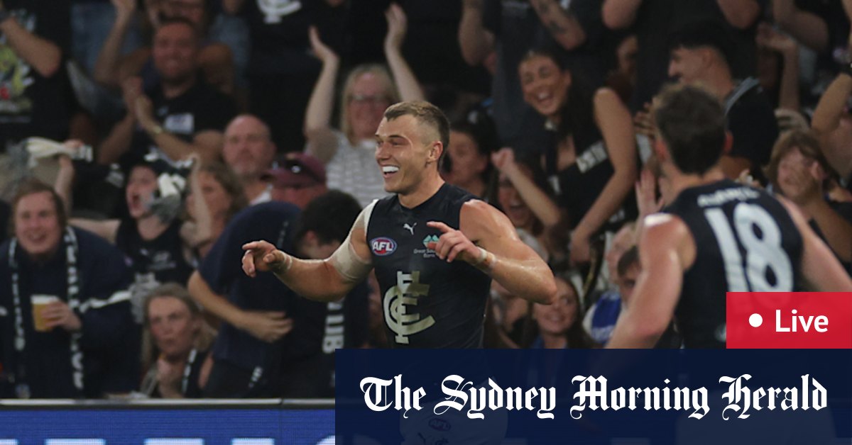 AFL 2025 Live: Carlton Blues vs Geelong Cats - MCG Clash Updates
