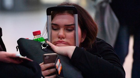 Passengers were stranded at Gatwick airport due to a drone sighting.