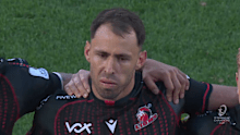 Several Lions players were in tears pre-game as they paid the emotional tribute.