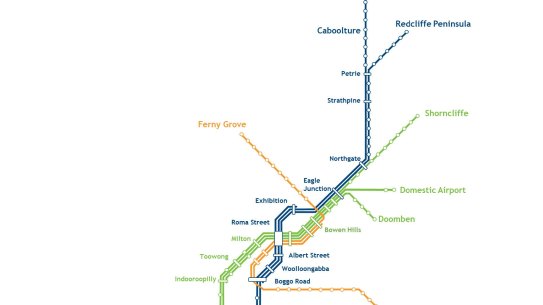 The blueprint shows how the south-east Queensland rail network will be transformed after the opening of Cross River Rail in 2025.