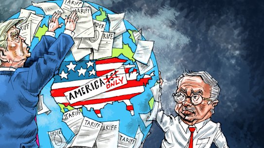 Trump and Professor Ross Garnaut don’t agree on tariff policy.