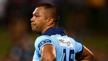 No time for reflection: Kurtley Beale is under pressure to lead his side out of the mire. 