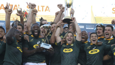Rugby Championship 2019 South Africa Sprinboks Send World Cup Warning After Beating Argentina Pumas