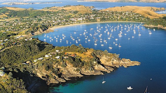 Waiheke Island, a ferry ride from Auckland, is a popular food and wine destination for locals and tourists.
