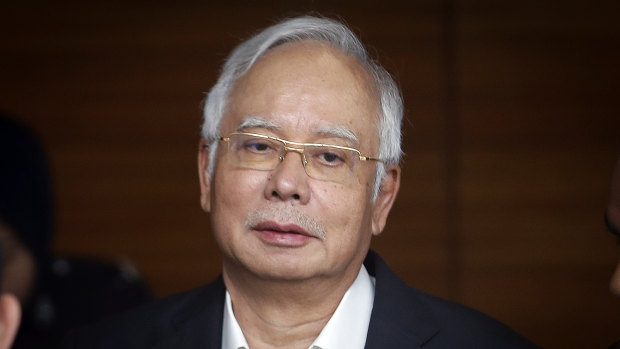Arrested again: Former Malaysian PM Najib Razak.
