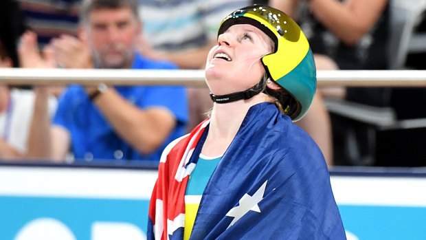 Stephanie Morton after another gold medal.