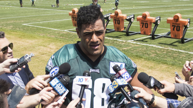 Miracle: Australia's Jordan Mailata has pulled off the improbable and made the Eagles' final roster.