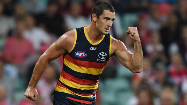 Taylor Walker brought the early energy for Adelaide.