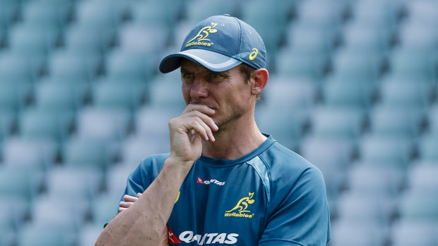 The Wallabies won't have Stephen Larkham in their ranks at the World Cup. 