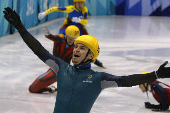 The famous win by Steven Bradbury in 2002. 