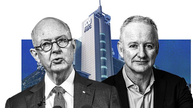 ABC chair Kim Williams and ABC managing director Hugh Marks. 