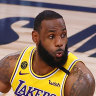 Los Angeles Lakers run away from banged-up Miami Heat in game one of NBA finals