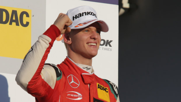 Triumph: Mick Schumacher has taken out the Formula 3 championship.