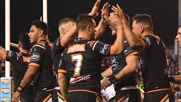 On the cusp: The Tigers can return to the eight with victory over the Bulldogs.
