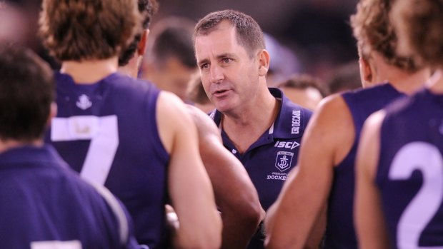 Fremantle coach Ross Lyon.