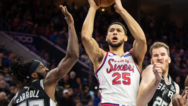 Ben Simmons appears to have added the three-pointer to his arsenal.
