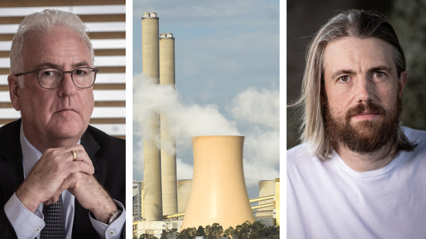 AGL Energy chief executive Graeme Hunt and Atlassian founder Mike Cannon-Brookes.