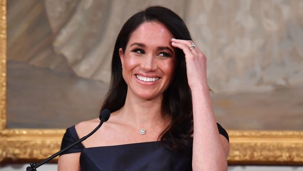 Meghan Markle at a reception at Government House in Wellington, New Zealand, last October.

