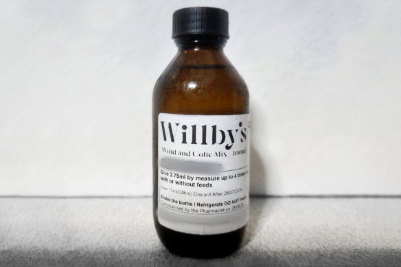 Willby’s pharmacy decided to shut down in December after Victoria’s pharmacy watchdog ordered it to stop compounding colic mixtures for babies. 