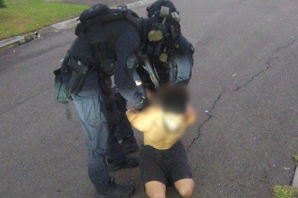 Sulaiman Ahmad, 18, was arrested on Wednesday  at a home in Greenfield Park.