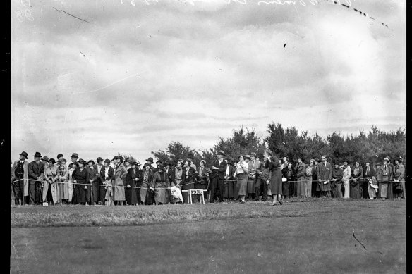 The Victorian Women’s Golf Championship in August 1935. 