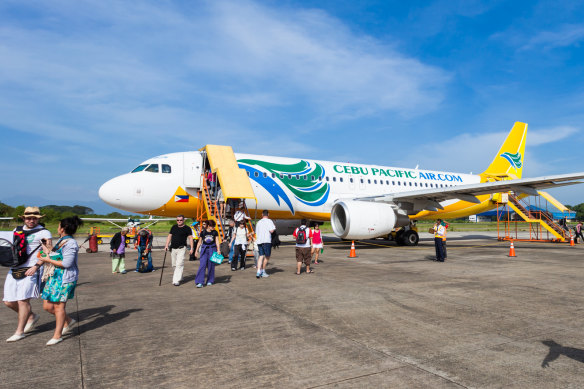 Cebu Pacific flies to Melbourne and Sydney. 