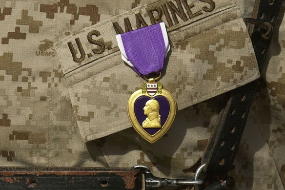 The Purple Heart is a United States military decoration awarded to those wounded or killed while serving.