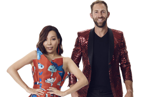 Singing sensation Dami Im and AFL superstar Travis Cloke are on Dancing With The Stars in 2020.